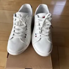 美品le coq sportif ホワイトスニーカー
