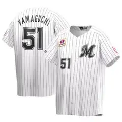 【美品】千葉ロッテマリーンズ　山口航輝ユニフォームM