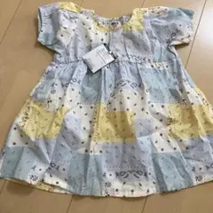 BREEZE パッチワークワンピース 80cm
