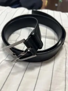 美品　GIORGIO ARMANI メンズ　ベルト　シボ革　シルバー×ブラックか Amazon | [Giorgio Armani] ジョルジオアルマーニ ベルト メンズ
