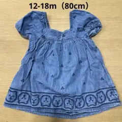baby GAP デニムチュニック、ワンピース　12-18m