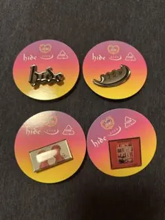 hide ピンズカプセル 60th ピンズ カプセルトイ 4個set