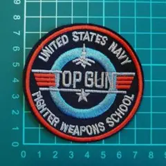 トップガン ワッペン アイロンワッペン サバゲー 米空軍 TOPGAN