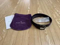 ELLIOT RHODES ブラックレザーベルト