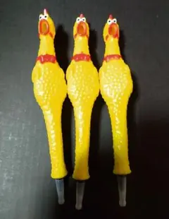 値下げ！【新品未使用品】びっくりチキン　ボールペン　3本セット(^^)