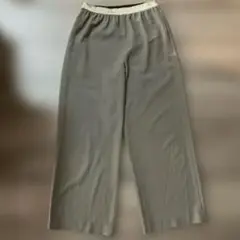 ギャバジンケーティー Gabardine K.T パンツ ワイド ウエストラメ