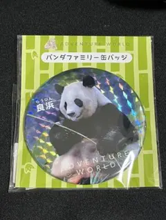 アドベンチャーワールド良浜ホログラム缶バッジ