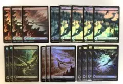 MTG タルキール 基本土地 フルアート foil