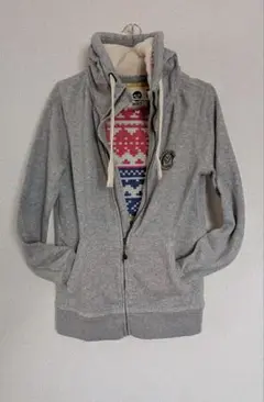 ROXY グレーパーカー