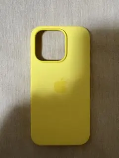 iPhone純正スマホケース　iPhone14Pro用　イエロー