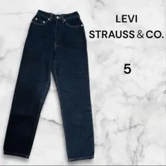 【美品】 LEVI STRAUSS＆CO. デニム ブラック 5 516