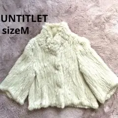 UNITITLEDアンタイトル リアルファージャケット ラビット