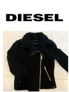 DIESEL ディーゼル デニムダメージ加工デニムロングコート/ロング ...