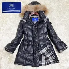 ✨美品✨バーバリーブルーレーベル ダウンコート ノバチェック Mサイズ