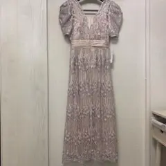 LILY BROWN レイヤードシャイニーグラスドレス ワンピース