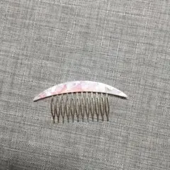 ピンク系アーチ型ヘアコーム