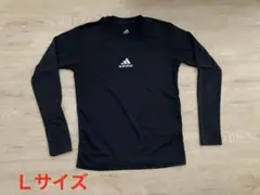 adidas インナーシャツ ブラック Ｌサイズ