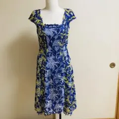 【美品】TADASHI SHOJI ワンピース ドレス レース 刺繍 サイズ4