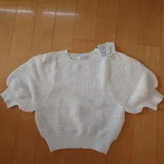 NATURAL BEAUTY BASIC パフスリーブニット