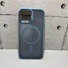 iPhone15 ケース【半透明グレー】