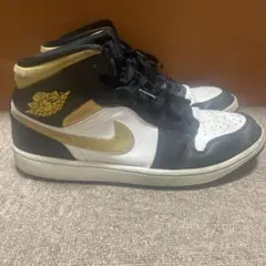 Air Jordan ハイカットスニーカー ブラック/ゴールド