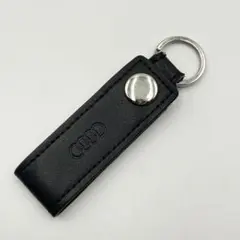 Audi アウディ キーホルダー レザー ブラック