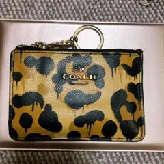 COACH☆ゲイリーベースマン☆コラボ☆ コインケース☆イエロー COACH☆ゲイリーベースマン☆コラボ☆ コインケース☆イエロー