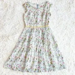 【良品】トッカ　TOCCA　ワンピース　WINTER GARDEN　花柄　00