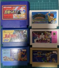 ファミコンソフト 歴史物RPG詰め合わせ