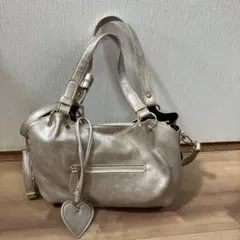 新品未使用　シルバー ハンドバッグ・ショルダーバッグ兼用