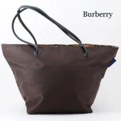 【未使用品級】Burberry バーバリー トートバッグ ハンドバッグ チェック