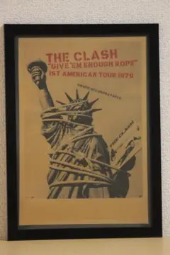 ザ・クラッシュ　The Clash　ポスター　額付き