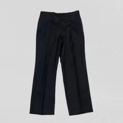 【未使用】メンズスラックスパンツ　スーツ　ストライプ　ブラック　AB4