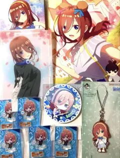 五等分の花嫁　中野三玖　ラバスト　イラストボード　アクスタ　コースター　10点A
