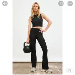 H＆M　drymove リブフレアパンツ ｓ