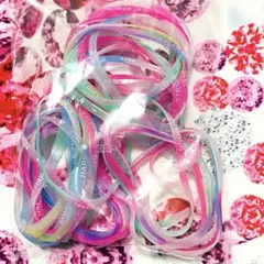 大量♡ラバーブレスレット♡景品やおまけ用にも♡ハンドメイド資材SALE♡