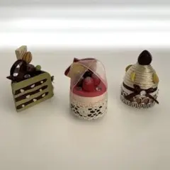 ケーキモチーフ カードスタンド メモスタンド ３個セット