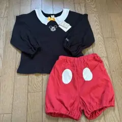 新品110㎝　リトシー　ミッキー なりきりセットアップ