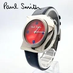 【希少】PaulSmith ポールスミス 腕時計 赤文字盤