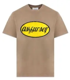 ASKYURSELF Nerd Tee ライトベージュ M