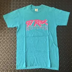 97 Rock HOUSTON Tシャツ Mサイズ ターコイズ