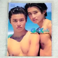 初々しいキンキキッズのファースト写真集1995年発行　光一、剛ピンナップ付