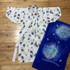 美品　男の子　浴衣と帯のセット