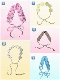 組み合わせ自由　2個セット　ヘアバンド　カチューシャ　ヘッドドレス