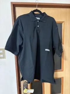 定価11000円CAHLUMN Over dye Polo Shirt ブラック