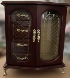 昭和レトロ　オルゴール付き宝石箱