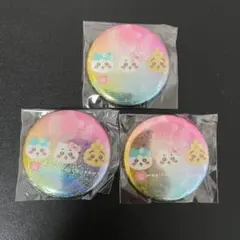ちいかわ 超まじかるちいかわ 缶バッジ ちいさいおかお ×3