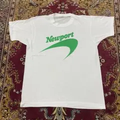 80s シングルステッチ USA製 ニューポート タバコ 野村訓一着 Tシャツ