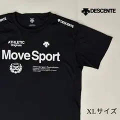 DESCENTE デサントMove Sport Tシャツ XL黒　メッシュ　O