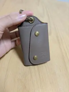イルビゾンテ IL BISONTE キーケース 本革 グレー